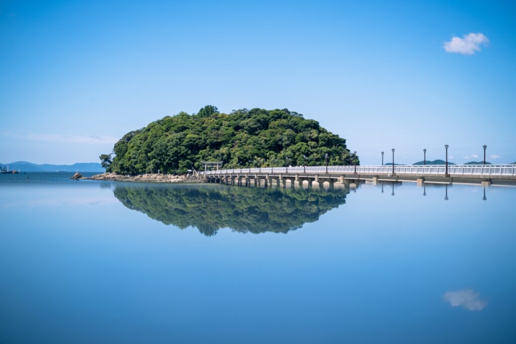 竹島園地公園（ガマ二塩湖）