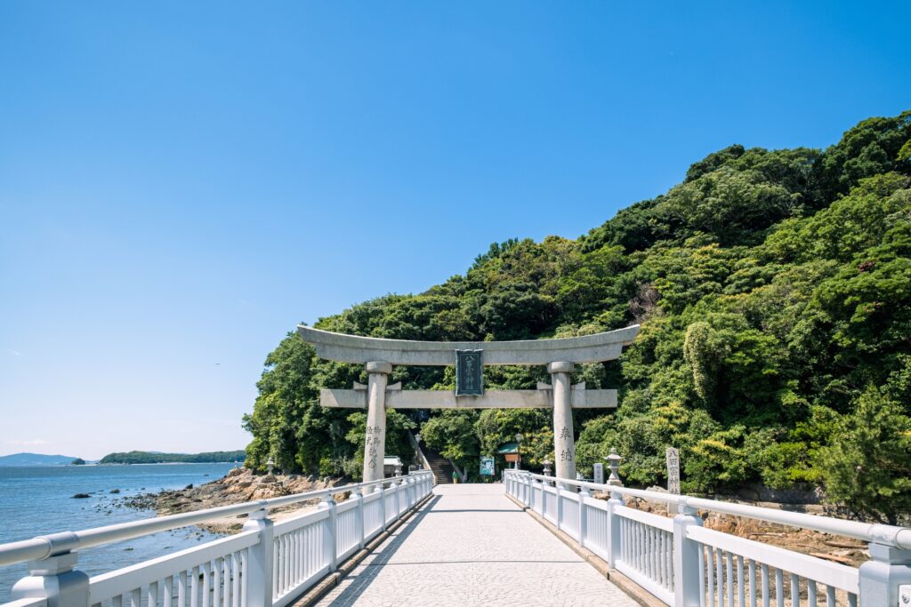 八百富神社の写真