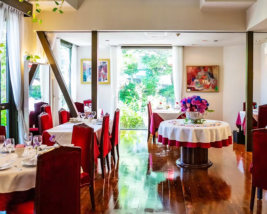 レストラン花の館 パラディ北野でランチ