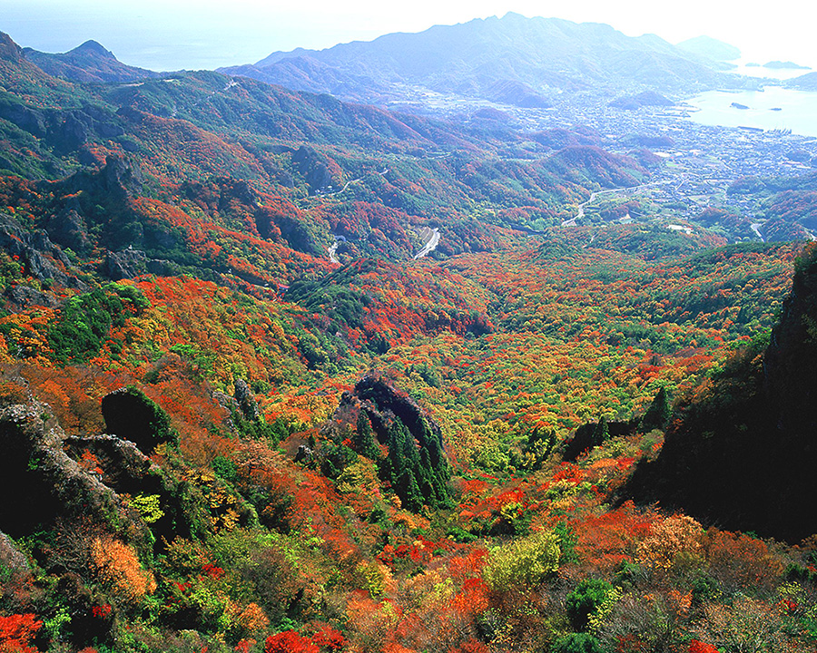 寒霞渓　紅葉