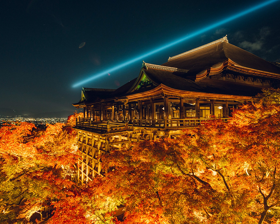 清水寺紅葉ライトアップ