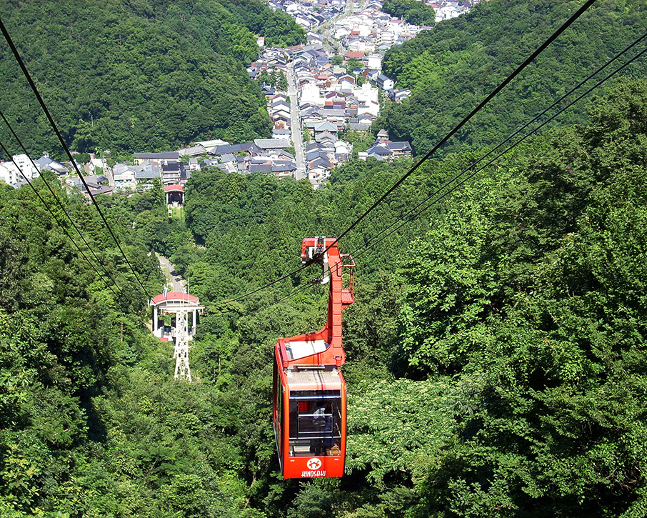 城崎温泉モデルコース：ロープウェイ