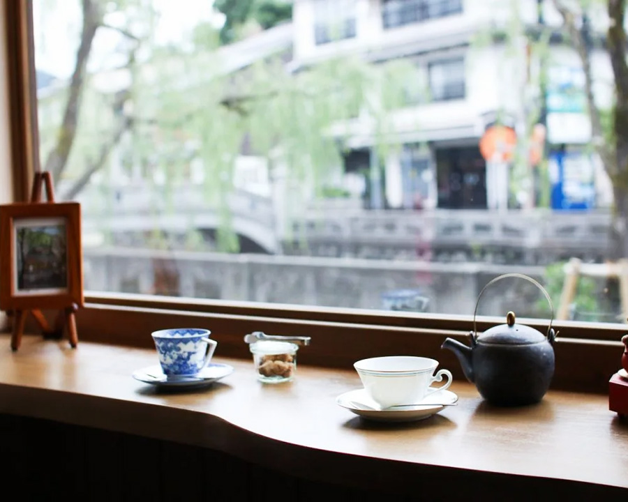 城崎温泉モデルコース：カフェから
