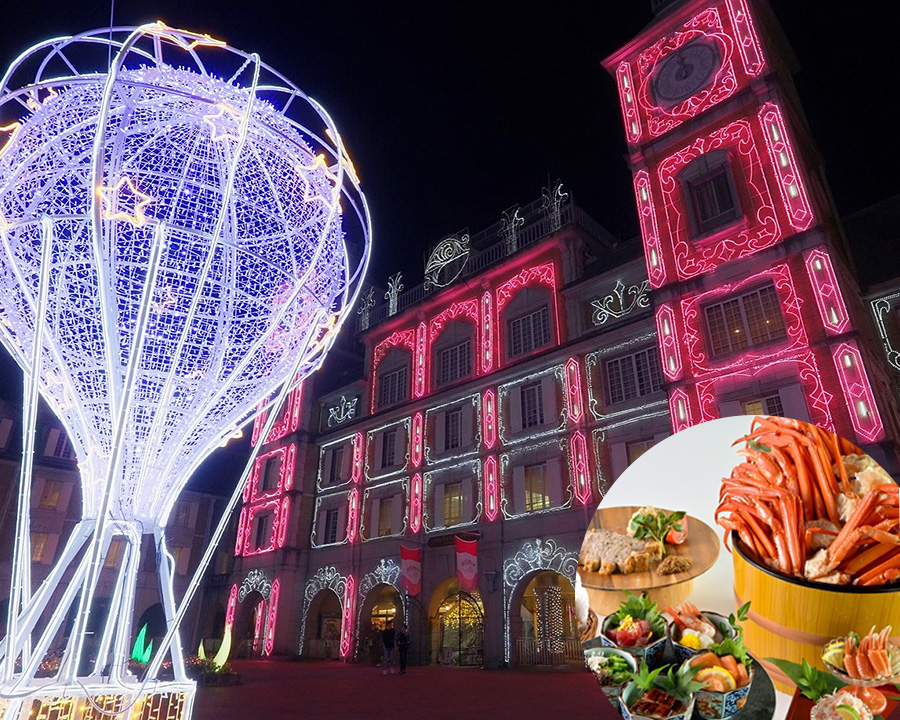 神戸イルミナージュと紅ズワイガニを満喫!