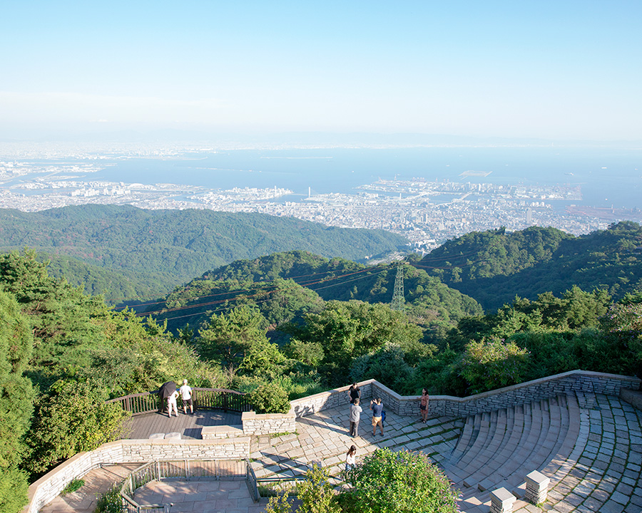六甲ガーデンテラスで絶景パノラマを堪能