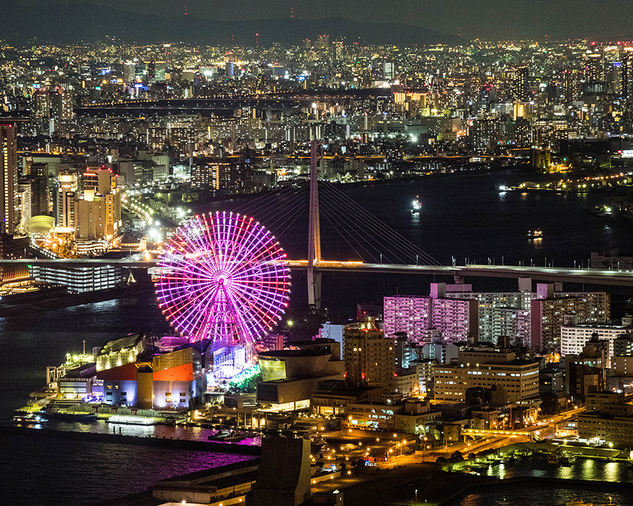 天保山・海遊館エリア|夜景&観覧車でイチャイチャできる人気エリア