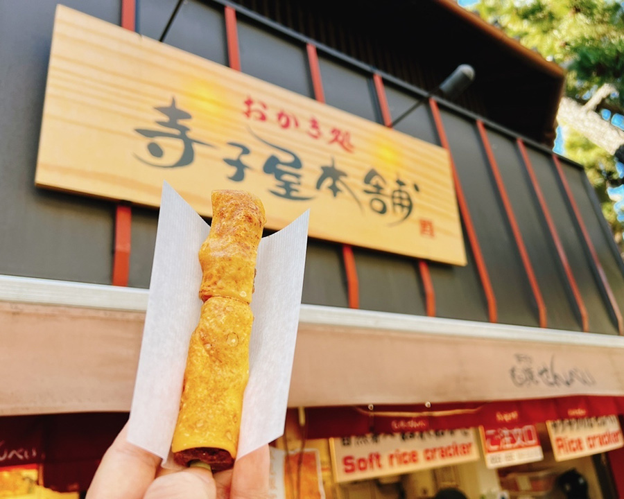 寺子屋本舗 京都伏見店|焼きたて“ぬれおかき・せんべい”