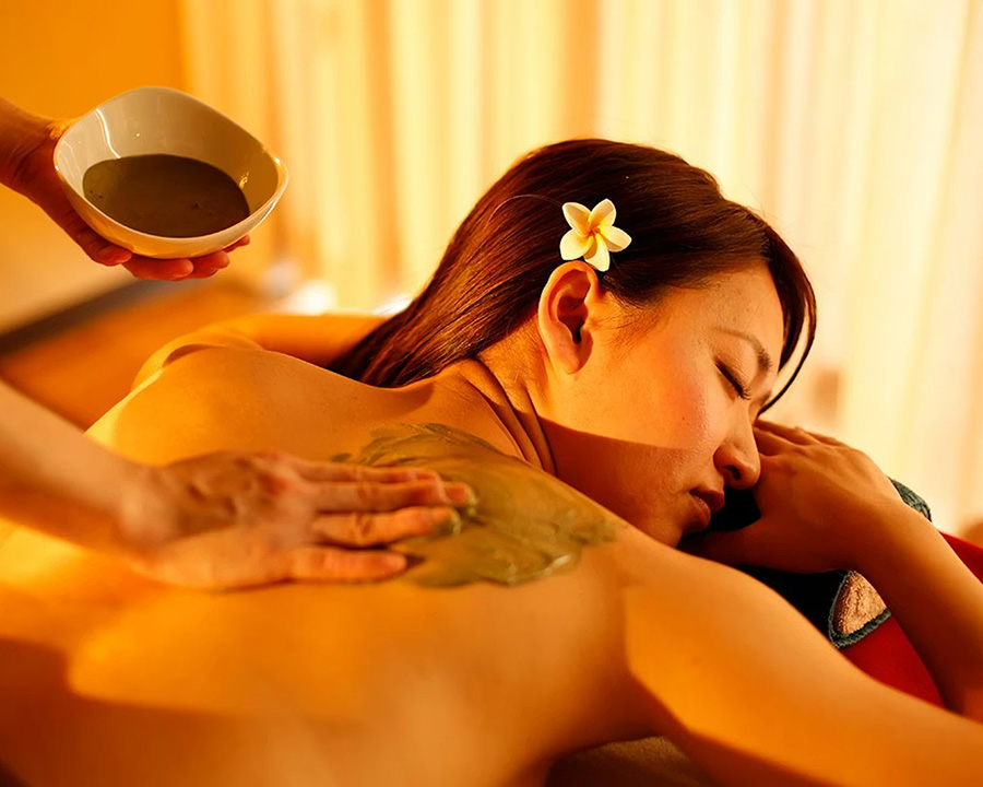 海のホテル島花の温泉のエステ施術ルーム