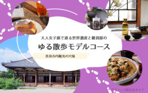 奈良市内観光の穴場｜大人女子旅で巡る世界遺産と雑貨屋のゆる散歩モデルコース