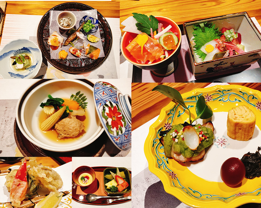 滋賀・長浜エリア一泊二日旅：「尾上温泉 旅館紅鮎」春を感じる和食の夕食