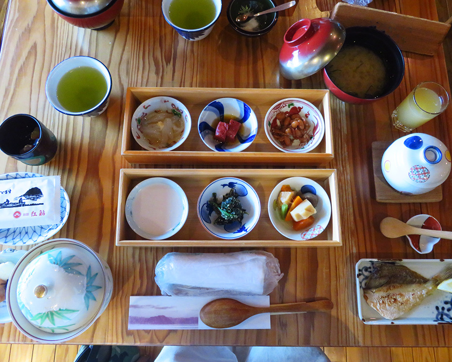 滋賀・長浜エリア一泊二日旅：「尾上温泉 旅館紅鮎」の朝食