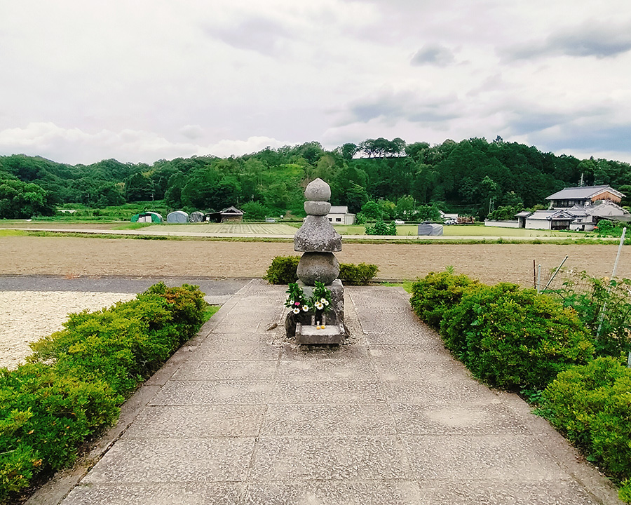 明日香村を電動自転車で巡った半日コース:蘇我入鹿の首塚
