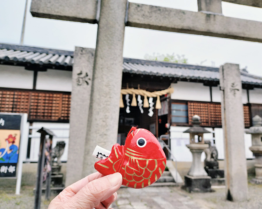 加太の街歩きで、加太春日神社へ
