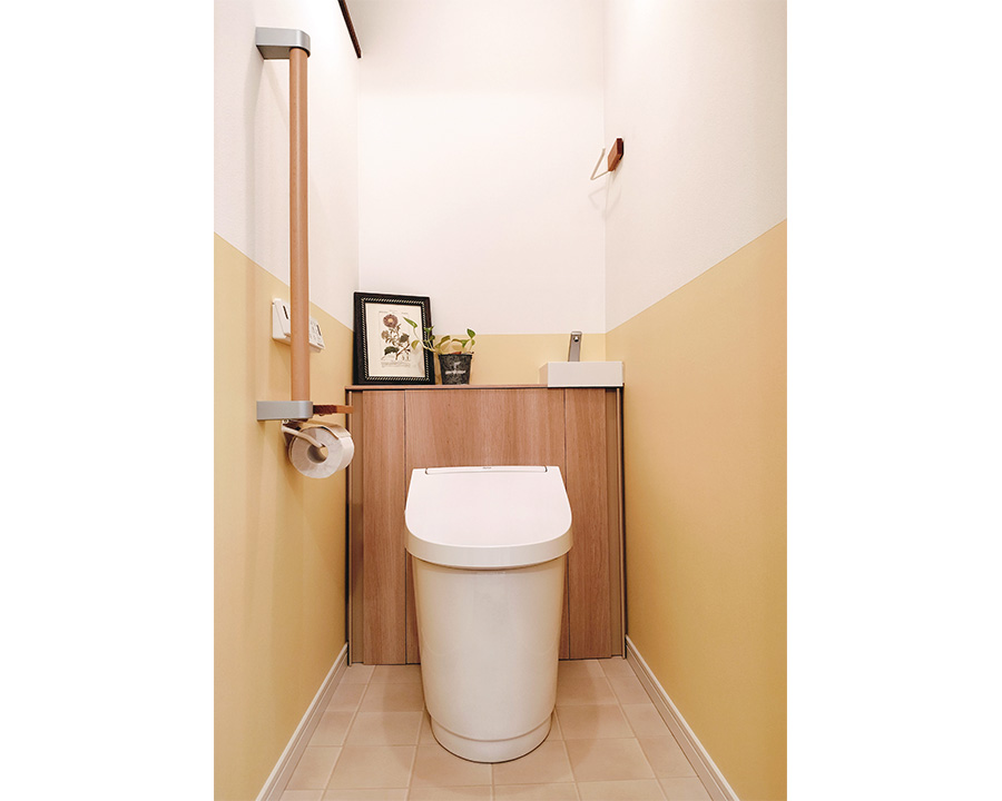 今回リフォームした内容：リフォーム後のトイレの写真
